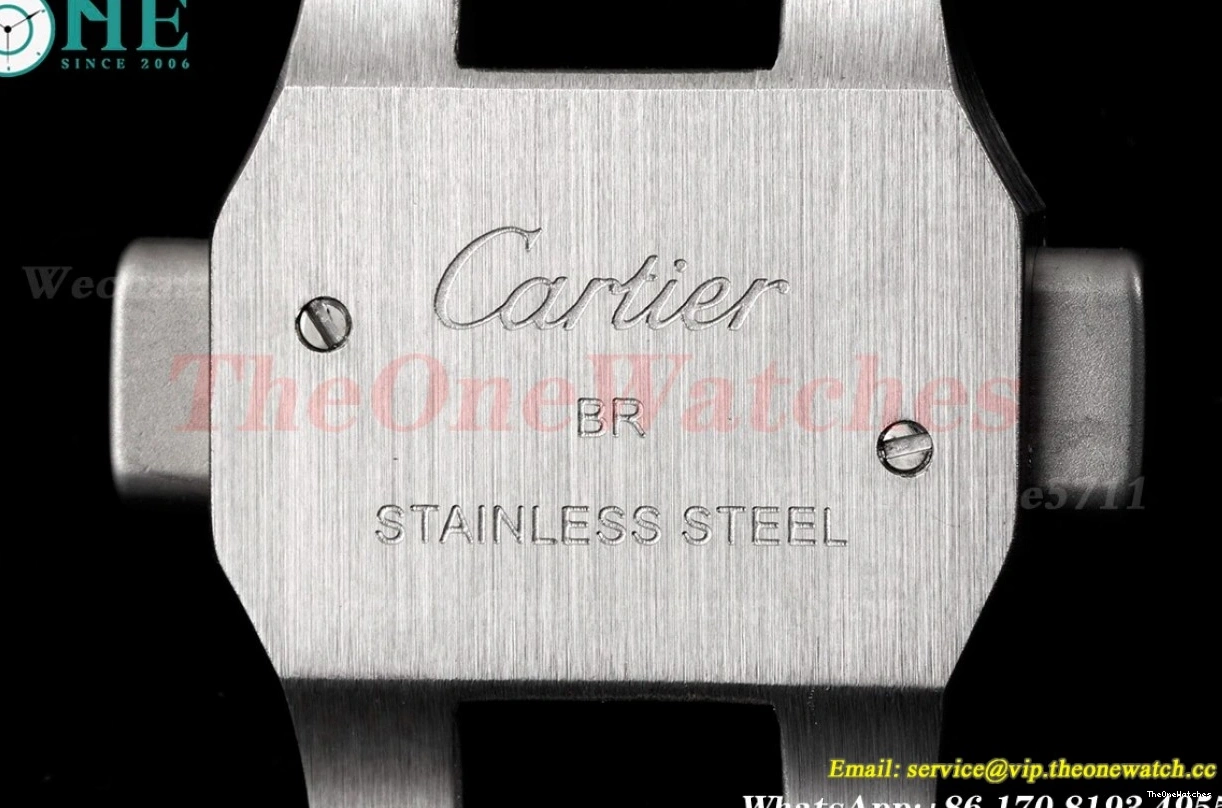 Blue 40mm BVF Mens Cartier Santos SS 2018 XL De SS MY9019 0216